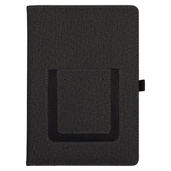 Ежедневник Smart Wallet Cambric A5, черный, недатированный, в твердой обложке с поролоном