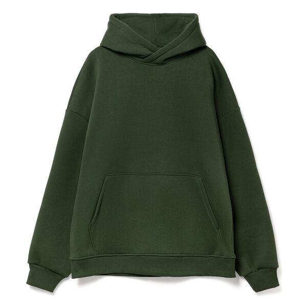 Худи Kulonga Oversize, темно-зеленое, размер 3XL/4XL
