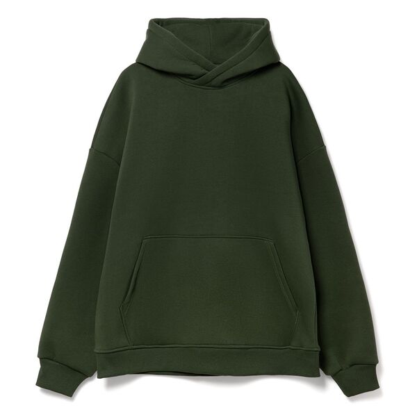 Худи Kulonga Oversize, темно-зеленый хаки, размер XS/S