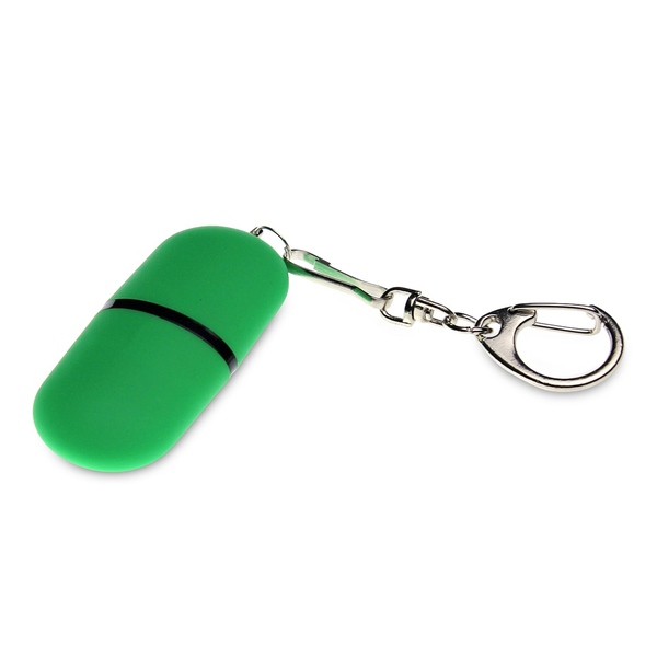 USB 2.0- флешка «Goutte Soft-touch» на 16 Гб каплевидной формы