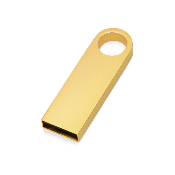 USB 2.0- флешка на 8 Гб с мини чипом, компактный дизайн с круглым отверстием