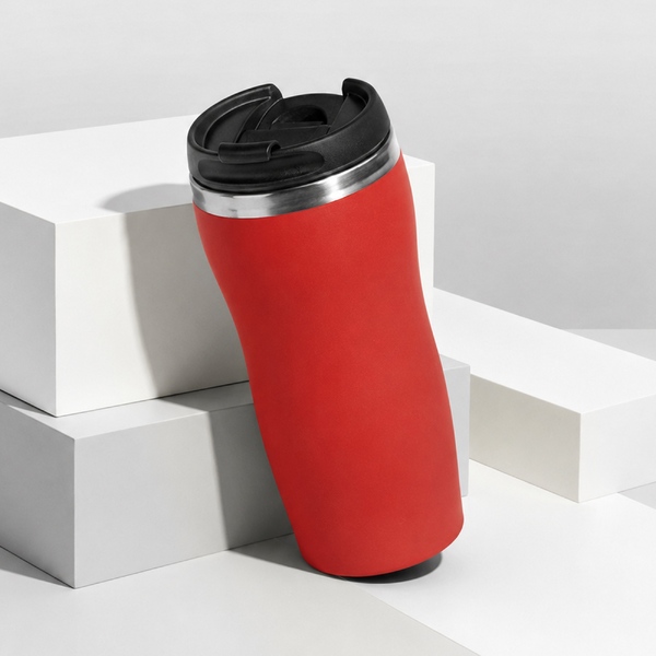 Термокружка «Double wall mug С1» soft-touch, 350 мл