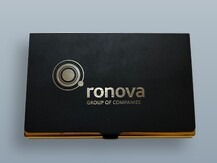 Визитница с гравировкой для Ronova