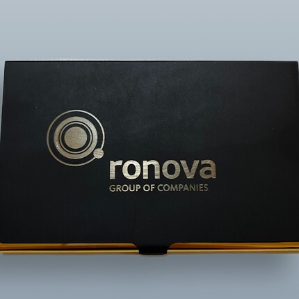 Визитница с гравировкой для Ronova